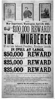 John Wilkes Booth Wanted Poster