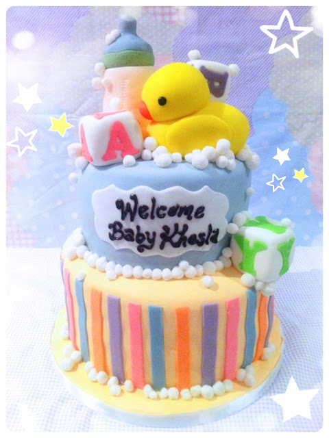 Cherie Kelly's Welcome Baby Boy Cake