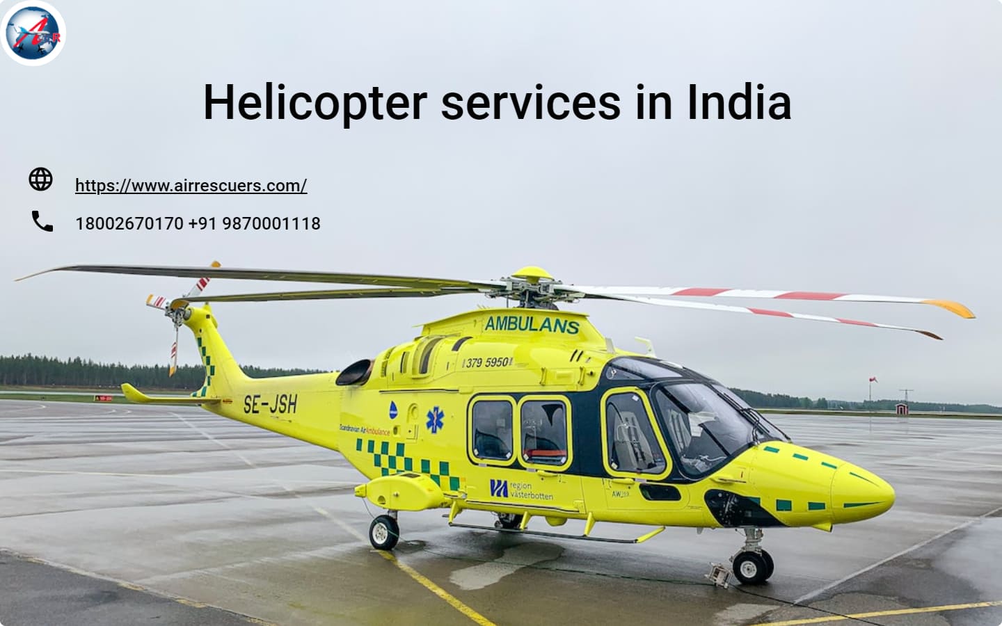 Helicopter services in India