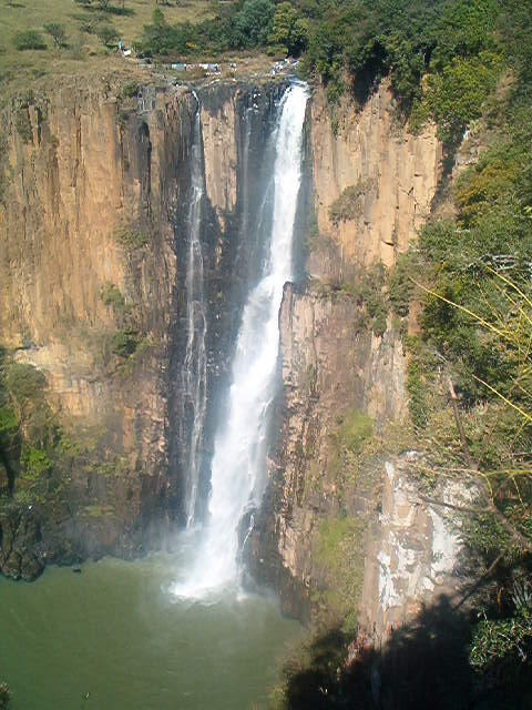 Howick Falls 364ft Height - Natal South Africa...