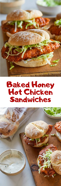 Baked Honey Hot Chicken Sandwiches