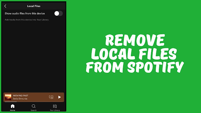 How to Remove Local Files from Spotify?