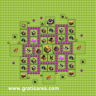 Kumpulan Susunan Formasi Base Clash of Clans Town Hall 6 Terkuat dan Terbaik 2016