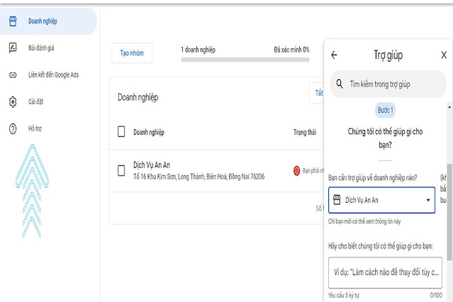 Liên hệ hỗ trợ xác minh Google Map Liên hệ hỗ trợ xác minh Google Map