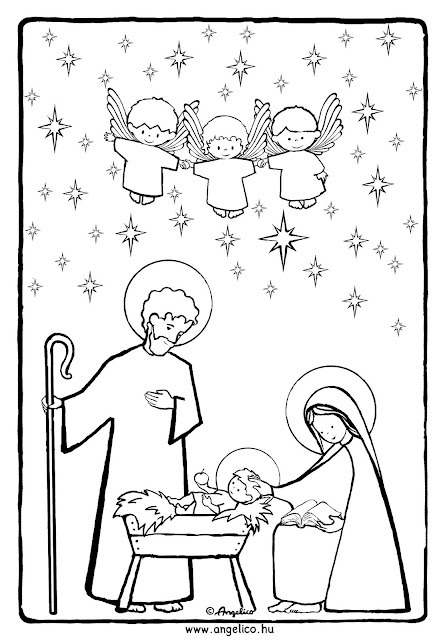 Coloring Pages Of A Family With Three Kids 3