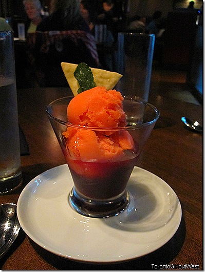The most delightful sorbet I ever did taste!