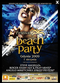 plakat beach party gdynia 2009