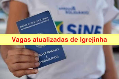 Mais de 90 vagas disponíveis no Sine de Igrejinha, entre elas Aux. produção, insp. Qualidade e outras