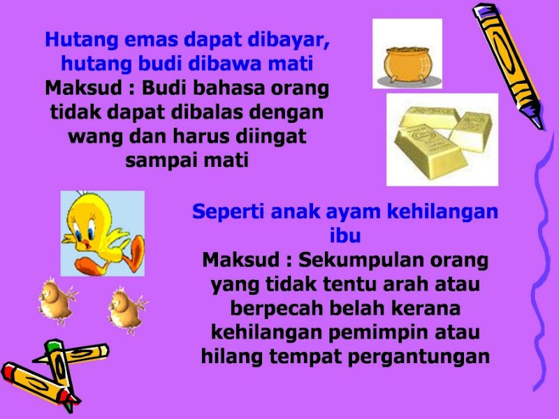 15+ Contoh Peribahasa Bergambar