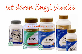 set darah tinggi shaklee