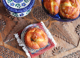 Food Lust People Love: Soda bread dough, dipped in baked-baking-soda water, turns into the most delightful (and easy!) treats I’m naming double soda pretzels. Brushed with melted butter and sprinkled with salt before baking, they are a warm, wonderful snack.