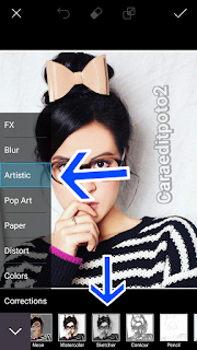 Edit Foto Jadi Gambar Dikertas PicsArt - Android