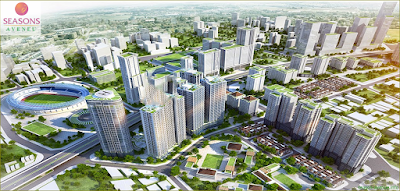 Phối cảnh khu dự án Seasons Avenue