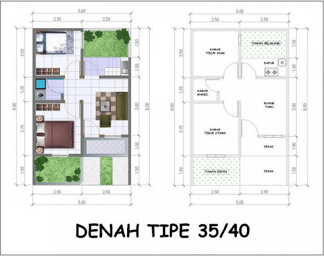 17 Desain Rumah Minimalis Modern 3 Kamar Tidur Paling 