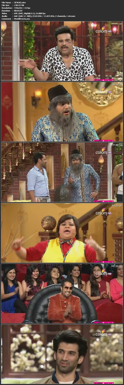 Screen Shot Of Comedy Nights Live 7th February 2016 Episode 02 200MB Watch Online