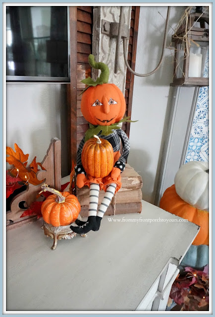 Farmhouse Cottage Fall Fireplace Mantel-Whimsical-From My Front Porch To Yours