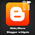 MENGHAPUS WIDGET PADA BLOG YANG TIDAK MAU DI HAPUS