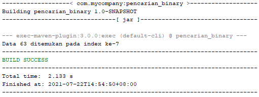 Membuat Program Pencarian Binary Pada Array Java NetBeans