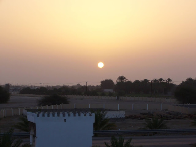 Sunset in Al Muladdah village