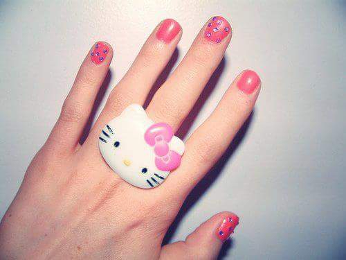 Pink Girl Nailpaint Photos