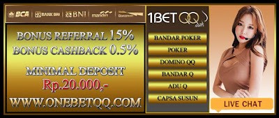 Onebetqq.com Agen Bandar Poker | Bandar Poker | Bandar Poker Online | Domino 99 | BandarQ Terpercaya