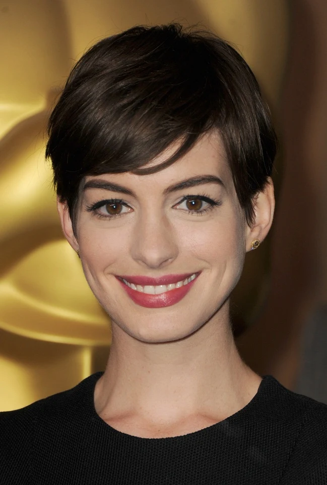 Anne Hathaway opts for a black The Row outfit for the 85th Annual Academy Awards Nominations Luncheon