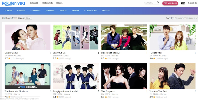 Is Viki, streaming website that can be used to watch Korean drama with subtitle Indonesia-speaking. There is also a drama of china, taiwan, Japan