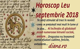 Horoscop Leu septembrie 2018