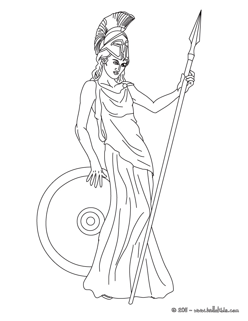 Aphrodite Coloring Pages 2