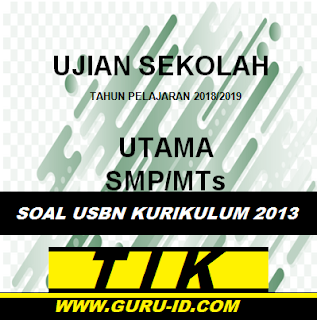 gambar soal usbn tik smp 2019