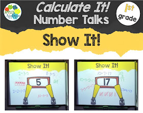 Show It! Number Talks for 1st Grade | Apples to Applique