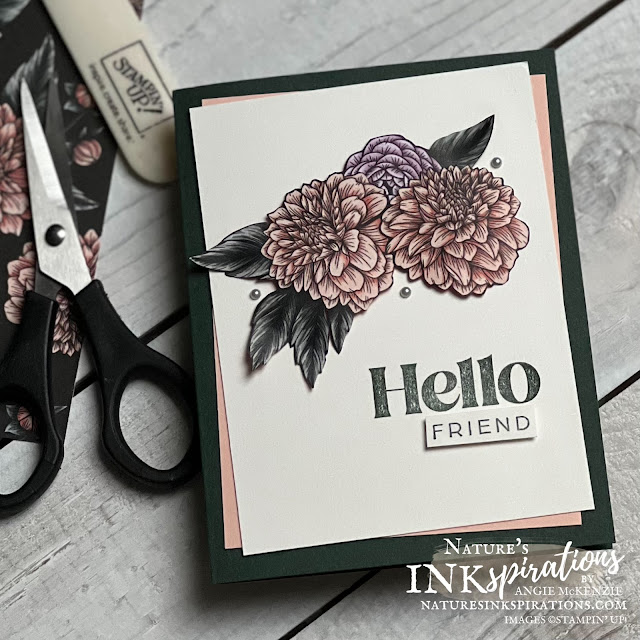 Favored Flowers Friendship card (with tools) | Nature's INKspirations by Angie McKenzie