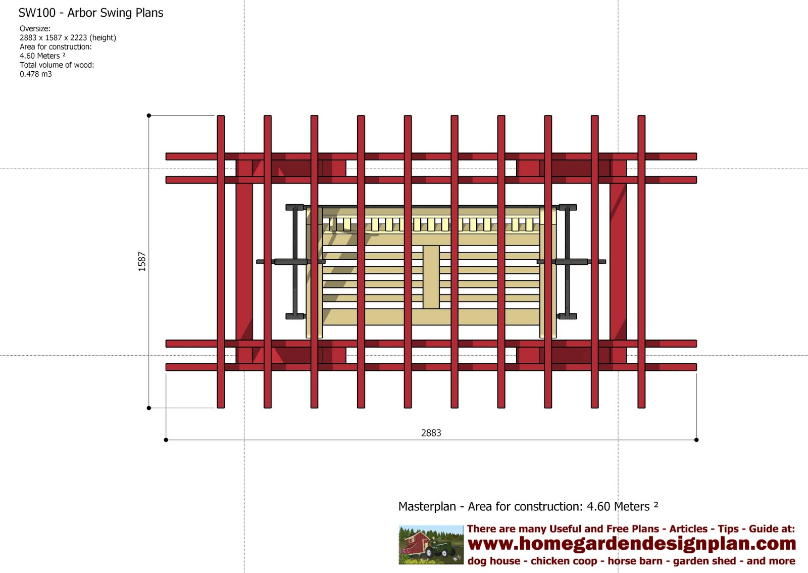 #1 9x11 Wood Shed Plans 59280 - resessheds