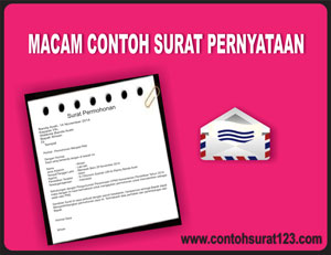 Contoh Macam Macam Surat Pernyataan - My Name Is Contoh 