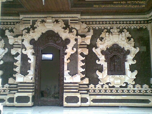 Rumah style bali batu palimanan Spesialis Batu Alam Bali