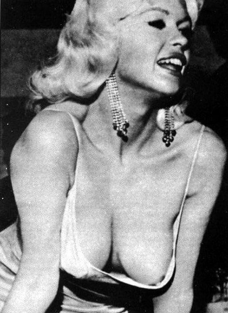 Jane Mansfield's boobs This makes me think of Warhol's obsession with