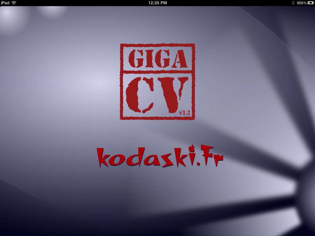 new job with a killer resume made with giga-cv for the iPad & iPhone ...