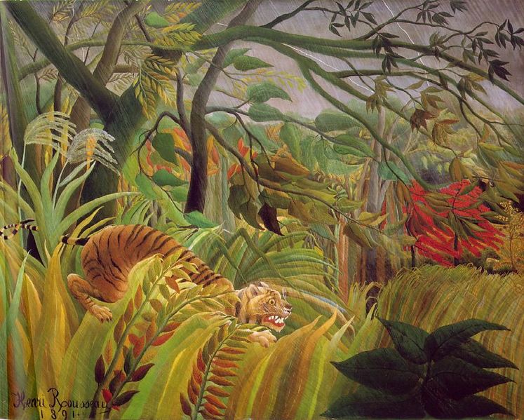 henri rousseau jungle