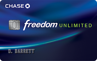 Having Unlimited Fun is easy with Chase Freedom Unlimited in your hand! Find out more and start having a blast all day everyday while earning cash back!