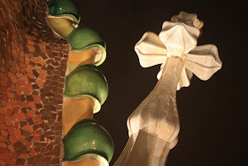 Cross which crowns Casa Batlló
