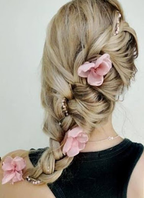 Easy Chic Braided Prom Wedding Hairstyle