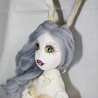 Arabella the Arctic Hare Art Doll