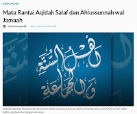 Mata Rantai Aqidah Salaf dan Ahlussunnah wal Jamaah - Kajian Islam