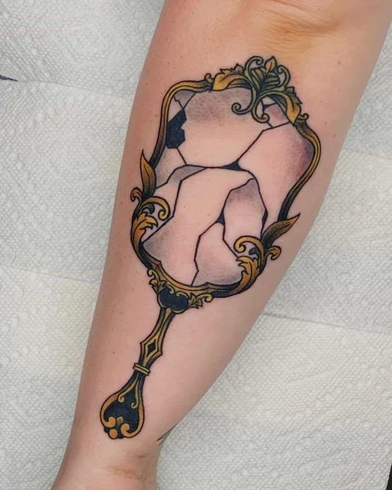 tatuaje de espejo