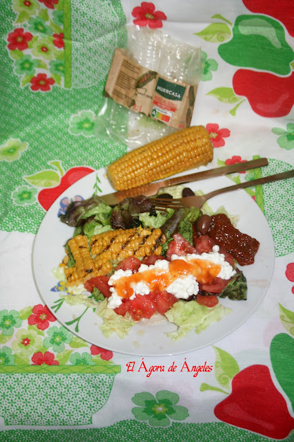 Ensalada de tres tomates