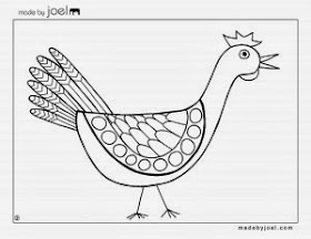 Bird coloring sheet