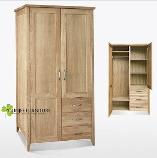 model lemari pakaian kayu jati londo 2 pintu