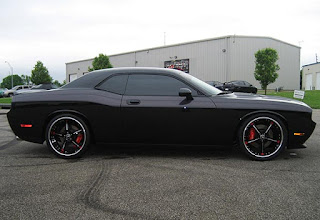 Dodge Charger With Black Glass on Car Windows