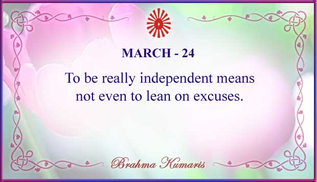 Thought For The Day March 24