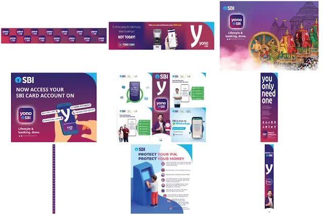 126 Premium SBI & YONO PSD Templates for Professional ATM and Digital Banking Branding